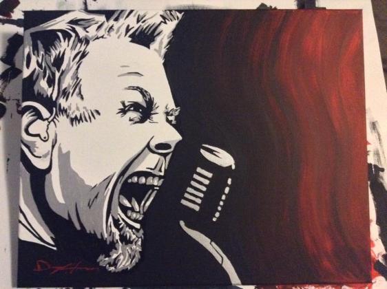 James Hetfield. Lead singer in Metallica