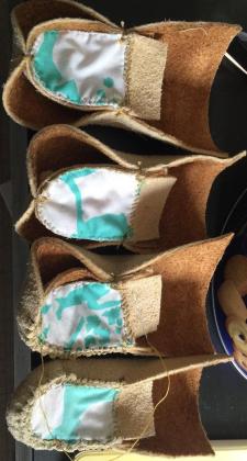 Baby Wrap Around - Traditional Tanned Moosehide