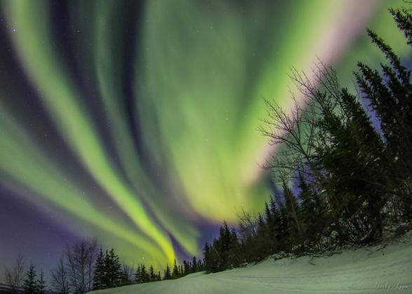 Coloured Sky at Night