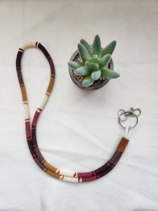 Beaded lanyard