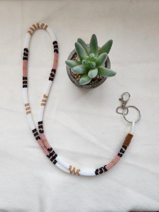 Beaded lanyard