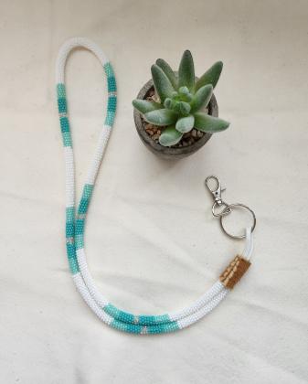 Beaded lanyard
