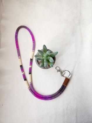 Beaded lanyard