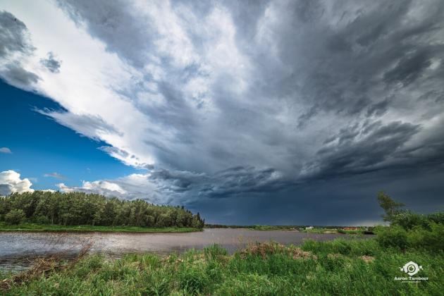 Storm in Hay River