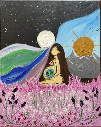 Painting by Kelsey Townend