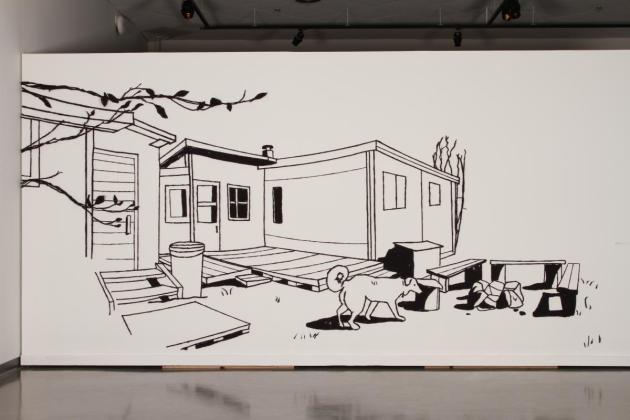 Whimsical Slum, They Call Us Squatters, Yukon Arts Centre, 2012