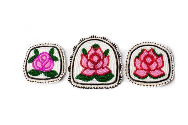 Beaded change purses