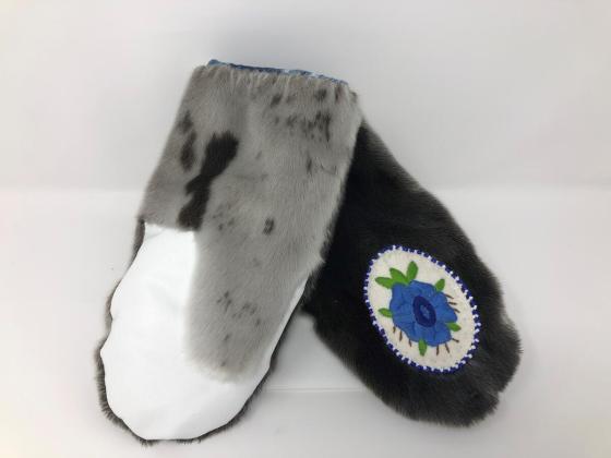 Sealskin mittens