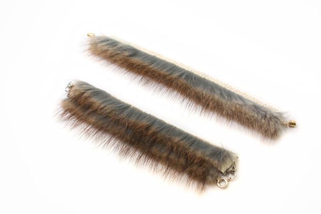 Muskrat fur jewellery