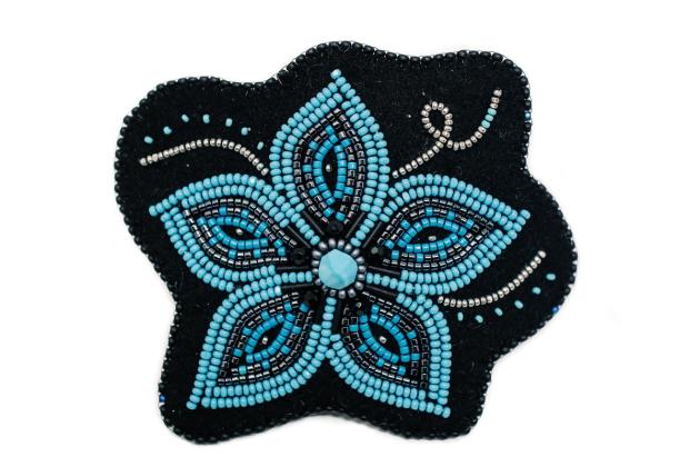 Beaded barette