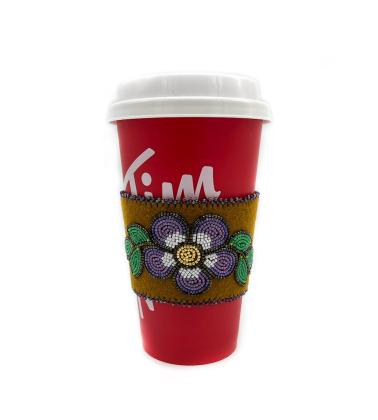 Beaded sleeve on display