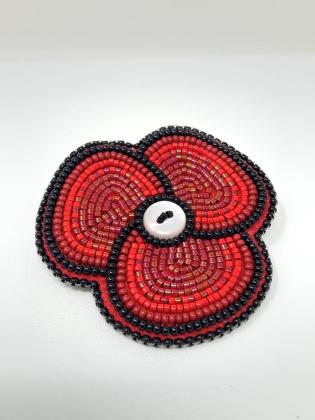 Beaded Brooch