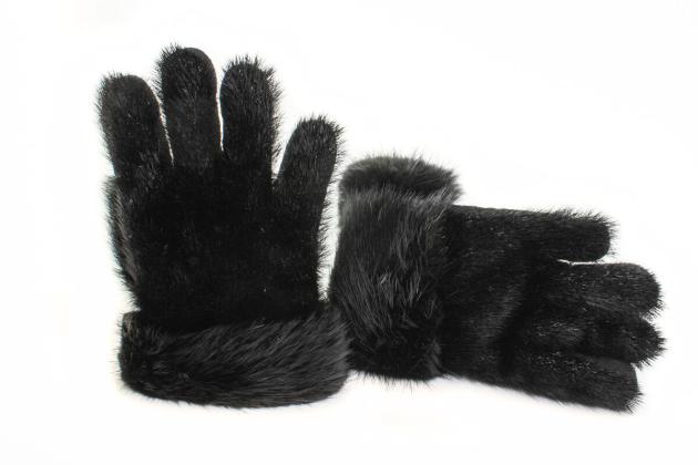 Black Sealskin Gloves