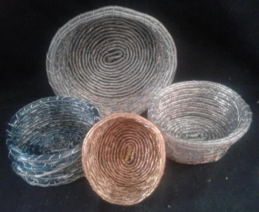 Coiled Speaker Wire Baskets