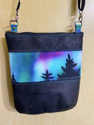 Aurora Fabric and Cork Bag