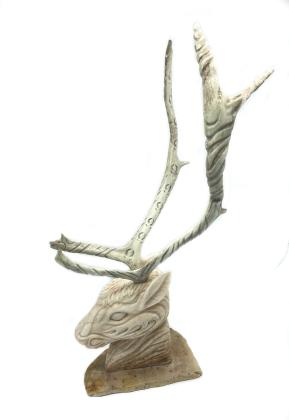 Caribou carving