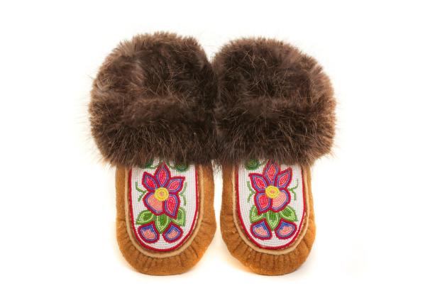 Beaded Moosehide Moccasins