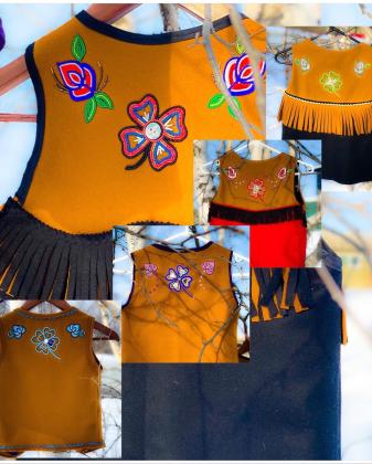 Beaded Youth Vests 