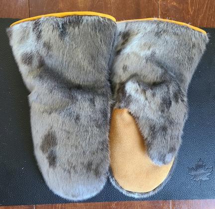 Sealskin mitts