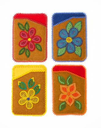 Beaded Stroud Cardholders