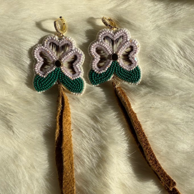 Beaded flowers