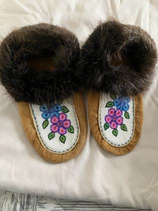 Beaded moccasins