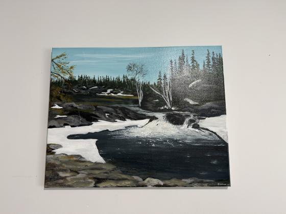 Cameron River Spring thaw