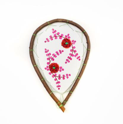 Just the 2 of Us - Traditional Dreamcatcher with Fishscale Artwork