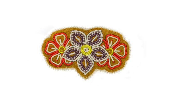 Beaded barrette 