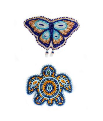 Beaded Brooch