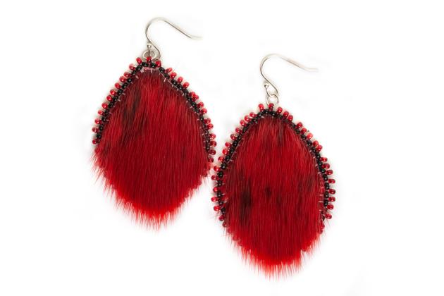 Sealfur earrings