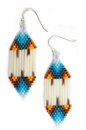 Porcupine quill earrings