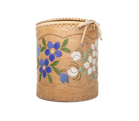 Birchbark Baskets with Porcupine Quillwork