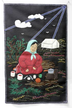 It's Tea Time - Wall hanging for NWT Arts 2010 Olympic Collection