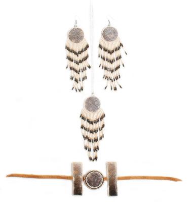 Fish skin earrings