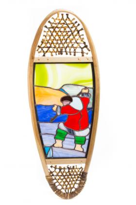 Stained glass Snowshoe