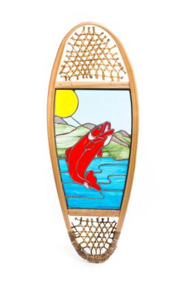 Stained glass Snowshoe