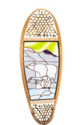 Stained glass Snowshoe