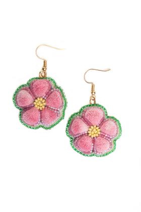 Tufted earrings