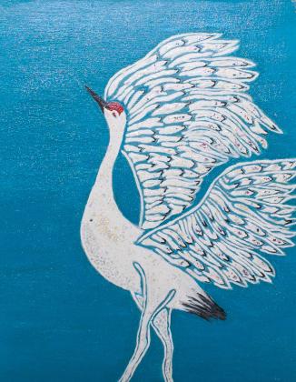 Acrylic on framed canvas