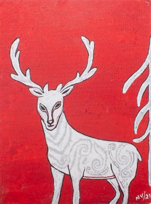 Acrylic on framed canvas