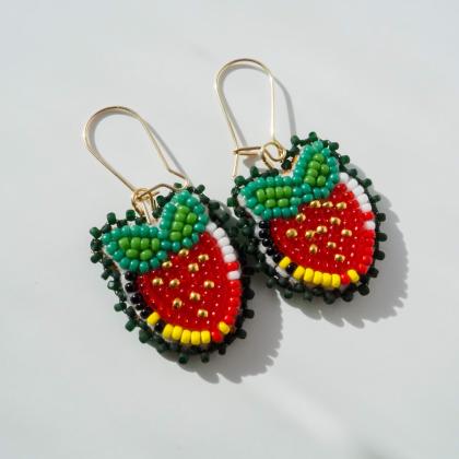 Medicine Dipped Strawberry Earrings