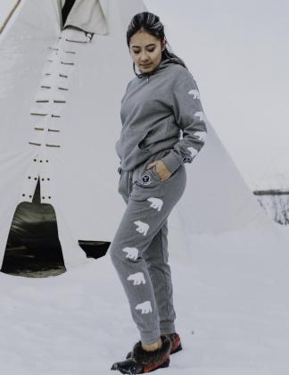 Polar bear hoodie and sweatpants