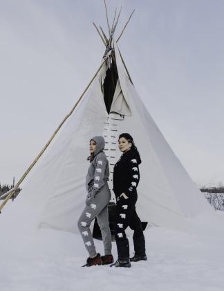 Polar bear hoodies and sweatpants