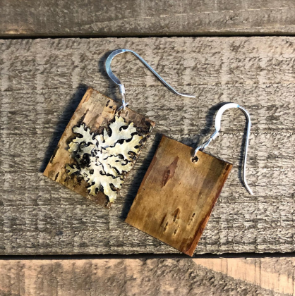 Lichen earrings