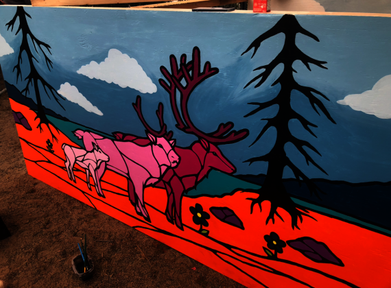 Mural piece for FOTR 2023.