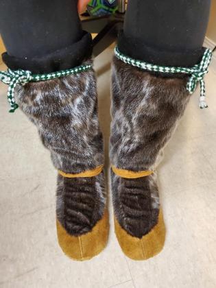 Seal mukluks (front view)