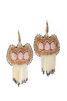 Tufted earrings
