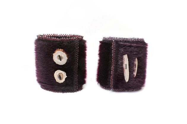 Sealskin cuffs