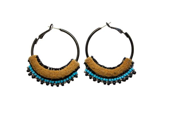 Moosehide earrings